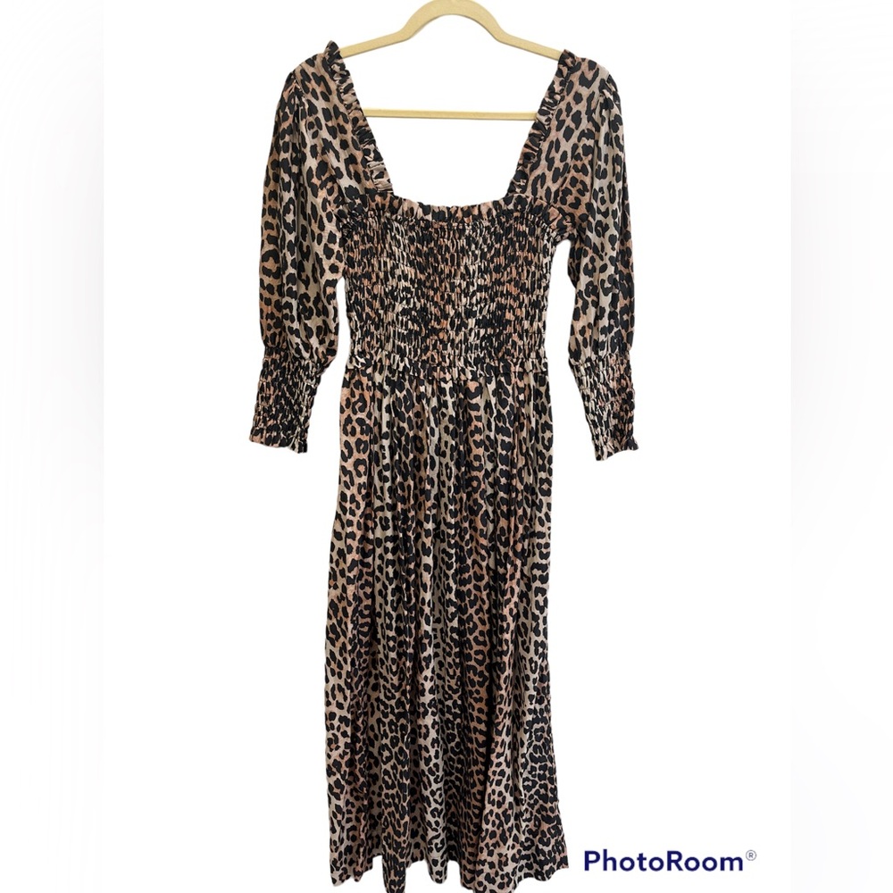 Ganni Leopard Dress